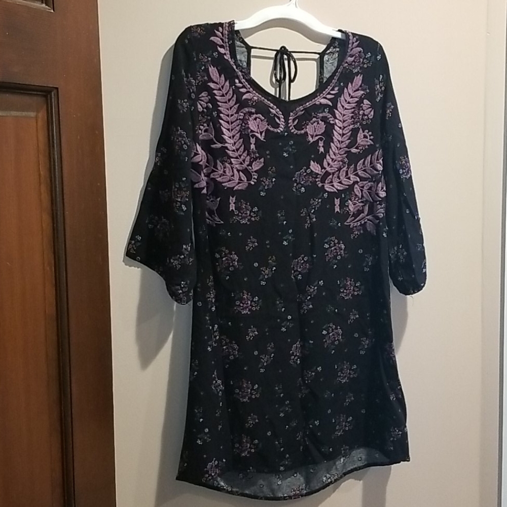 Boho mini dress